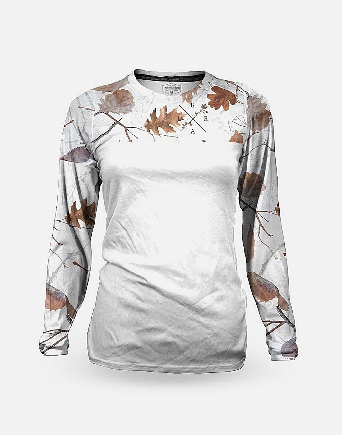 Loose Riders C/S Damen Longsleeve Trikot - Liquid-Life #Wähle Deine Farbe_Camo Snow
