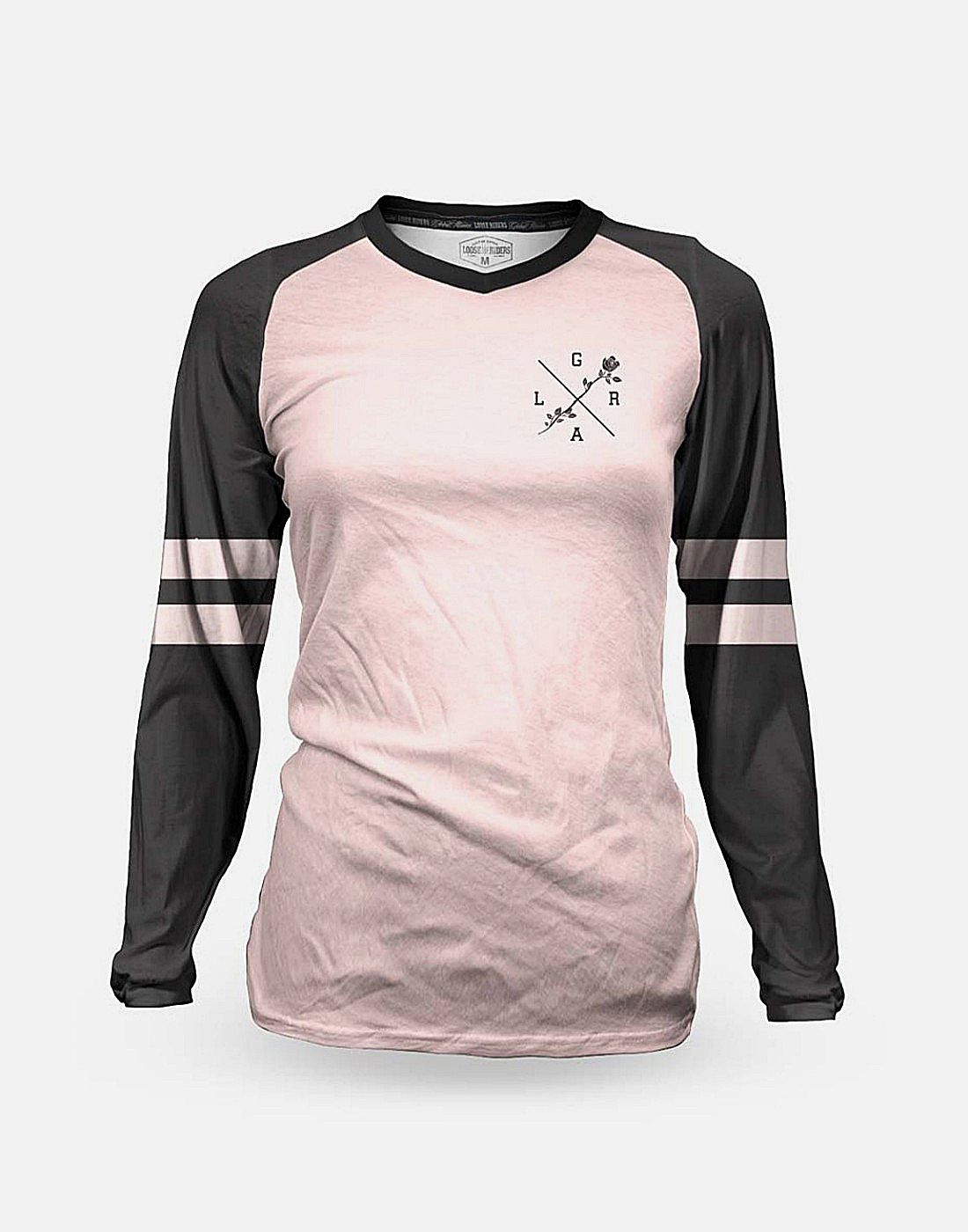 Loose Riders C/S Damen Longsleeve Trikot - Liquid-Life #Wähle Deine Farbe_Varsity Peach