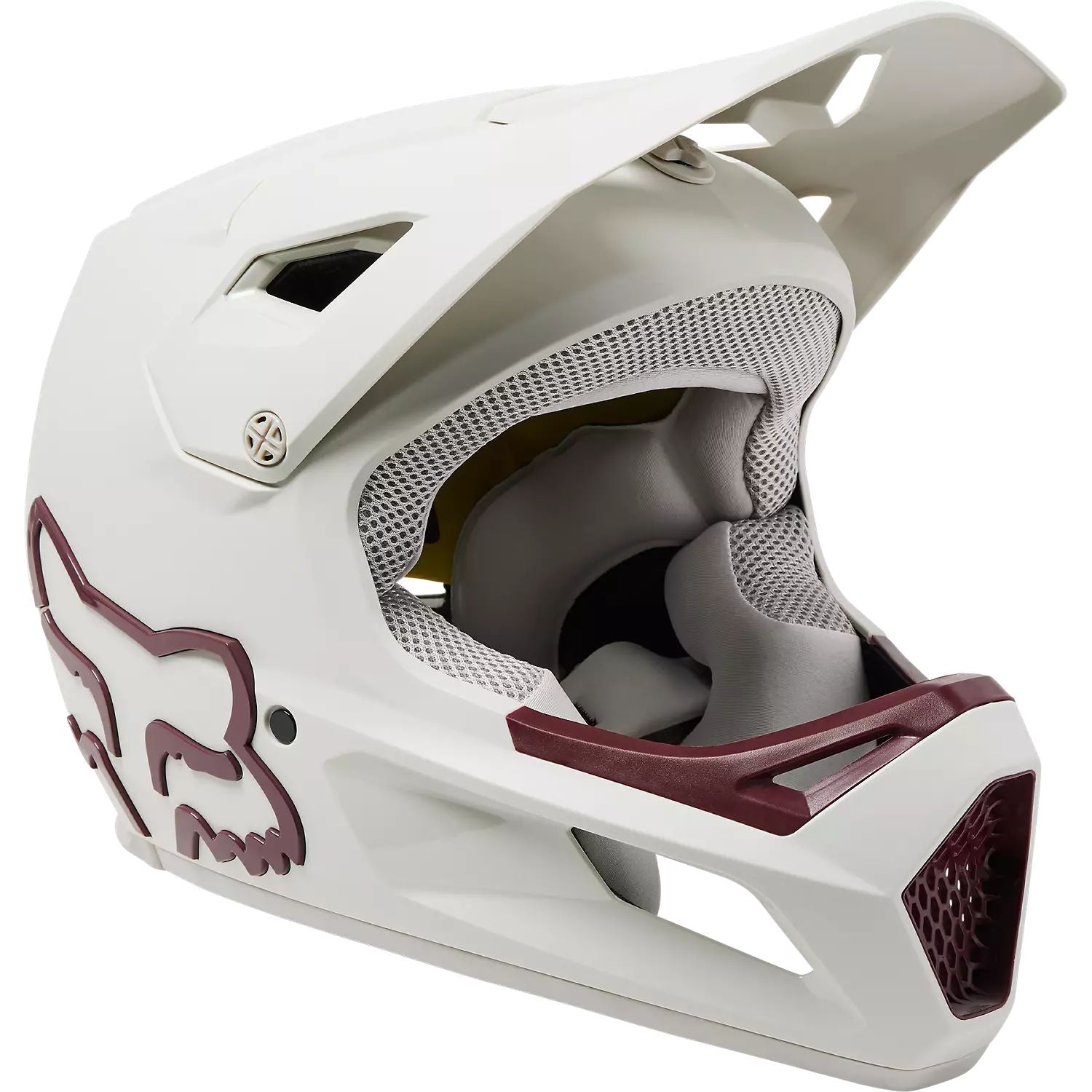 Fox YTH RAMPAGE HELMET, CE/CPSC - Liquid-Life #Wähle Deine Farbe_Vin Wht