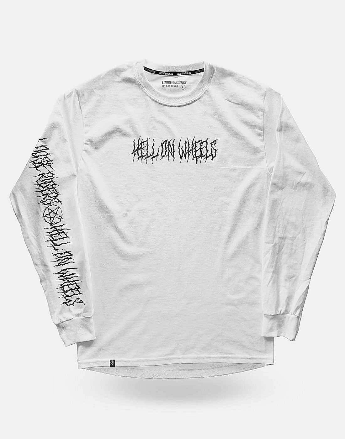 Loose Riders Jersey LS - Liquid-Life #Wähle Deine Farbe_Black Metal White