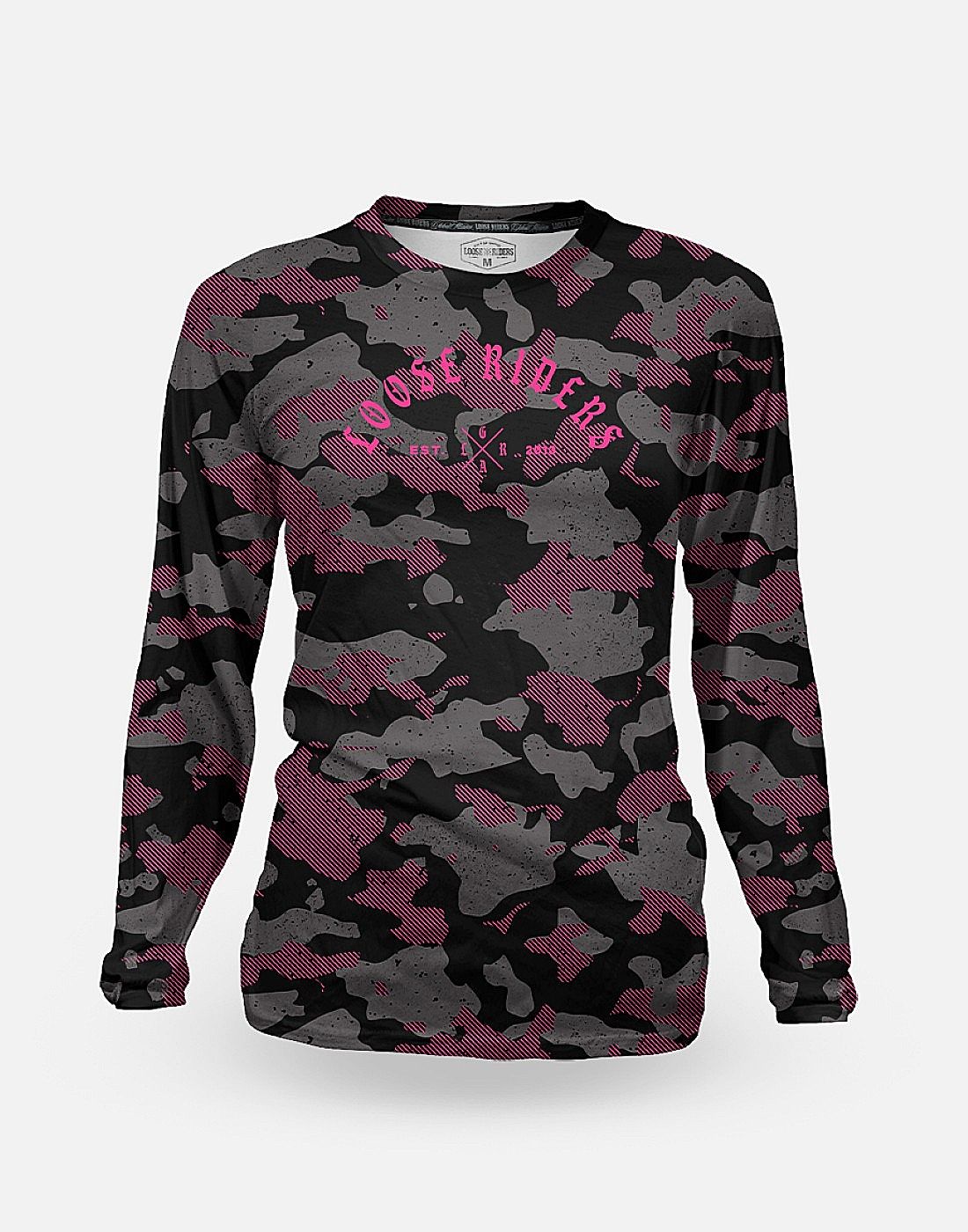 Loose Riders Womens Jersey LS - Liquid-Life #Wähle Deine Farbe_Pink Camo