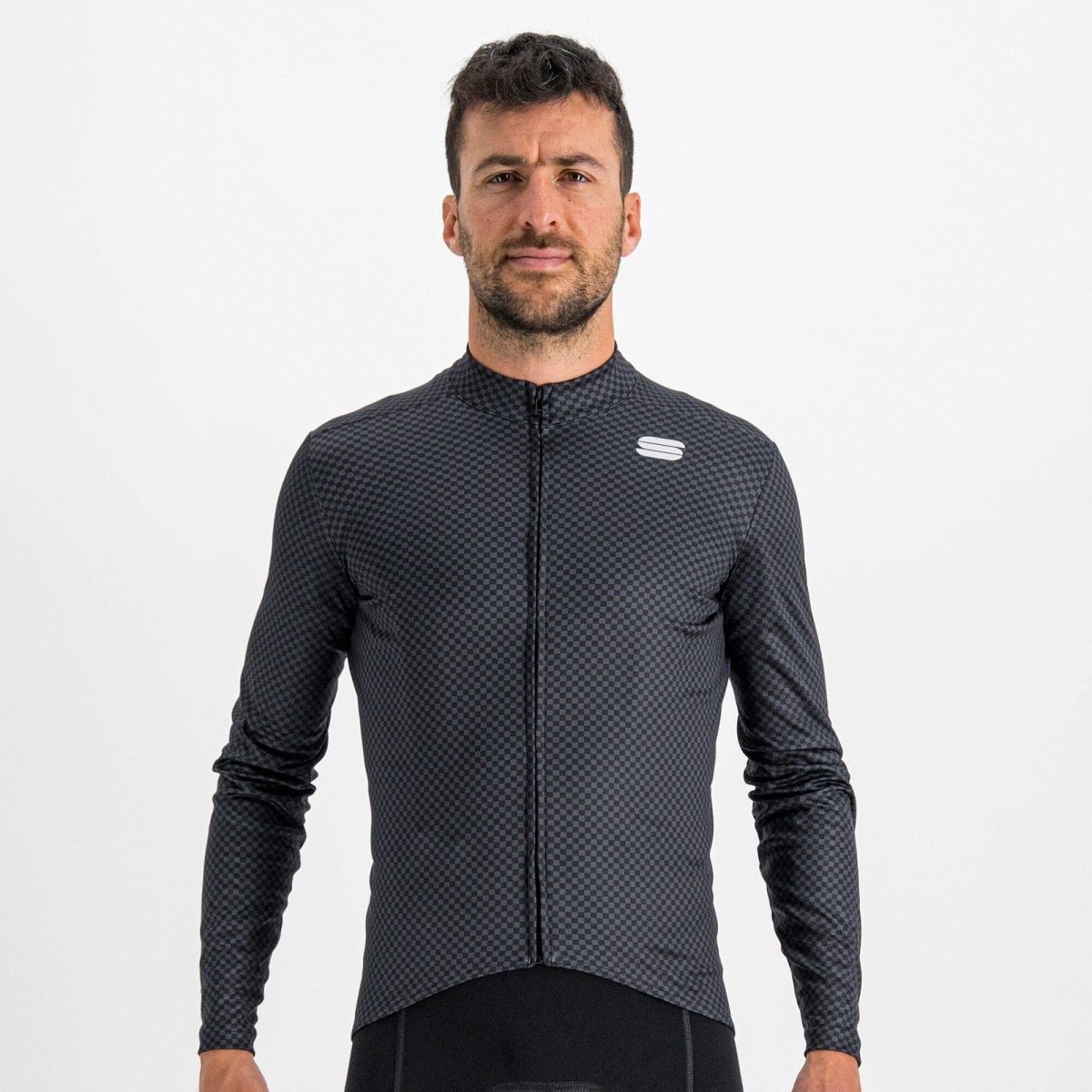Sportful Checkmate Thermal Jersey - Liquid-Life #Wähle Deine Farbe_Black Galaxy Blue Cedar