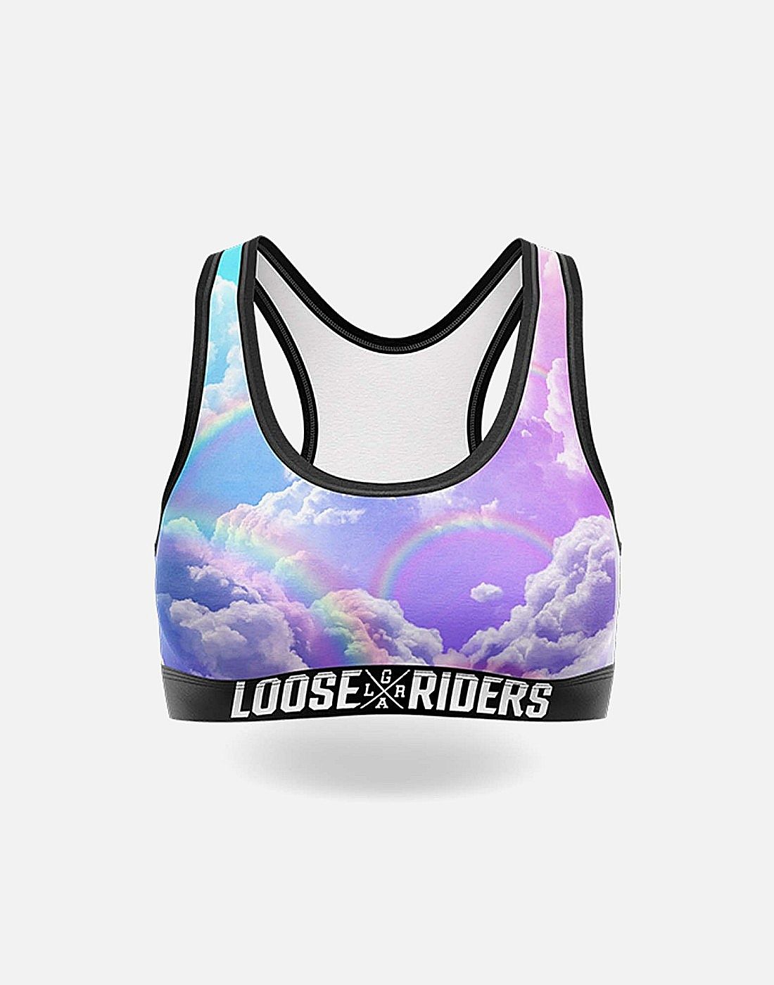 Loose Riders Womens Sports Bra - Liquid-Life #Wähle Deine Farbe_Rainbows