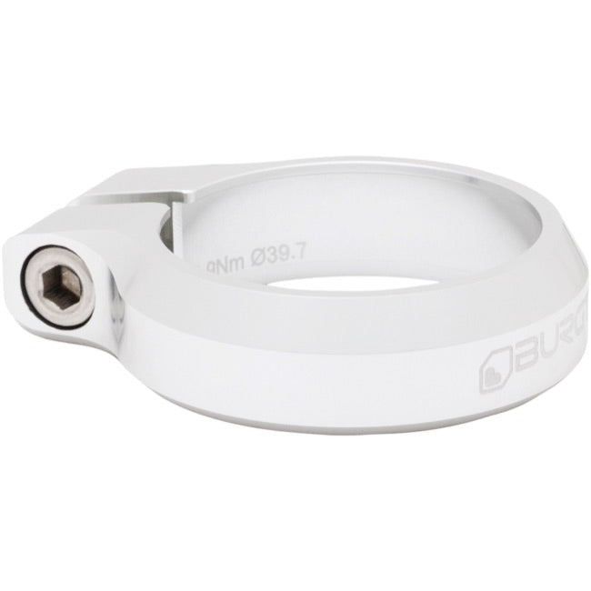 Burgtec Seat Clamp Rhodium Silver 36.4mm Diameter - Liquid-Life #Wähle Deine Farbe_Rhodium Silver