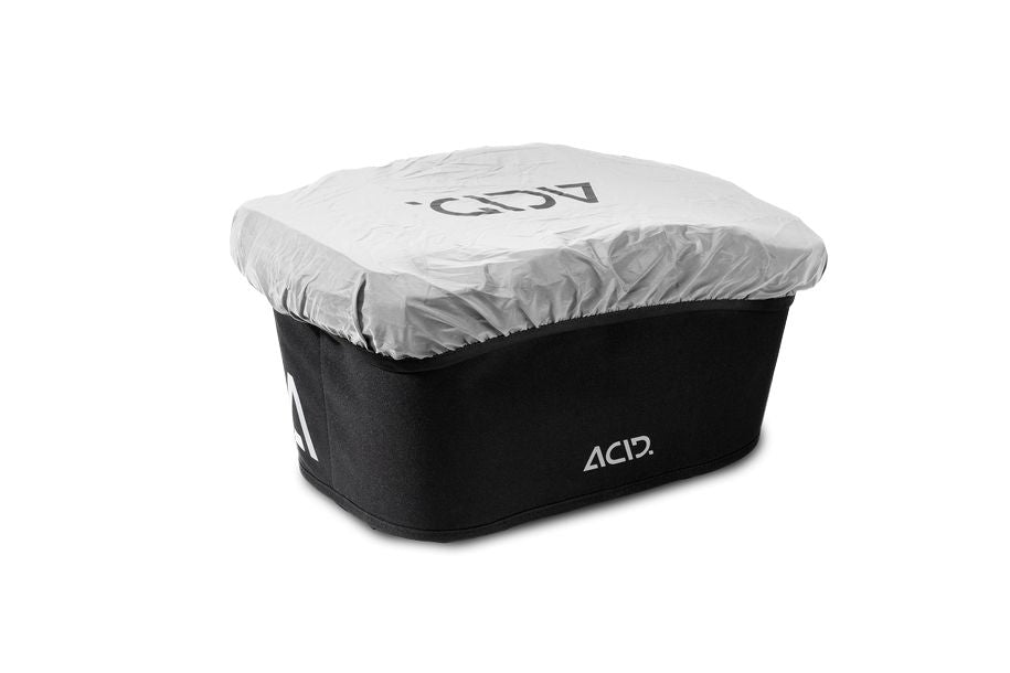 Acid Rain Cover für Gepäckträgerkorb CITY 20 - Liquid-Life #Wähle Deine Farbe_grey
