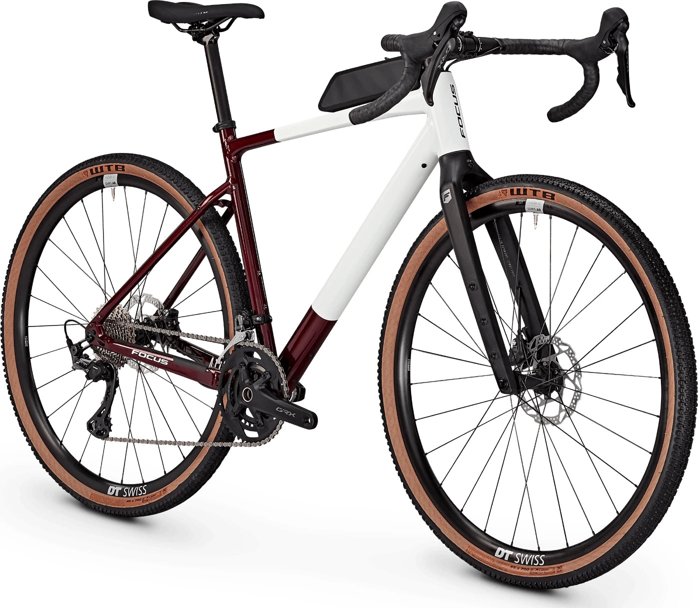 Focus ATLAS 6.8 White glossy / Mahogany red glossy