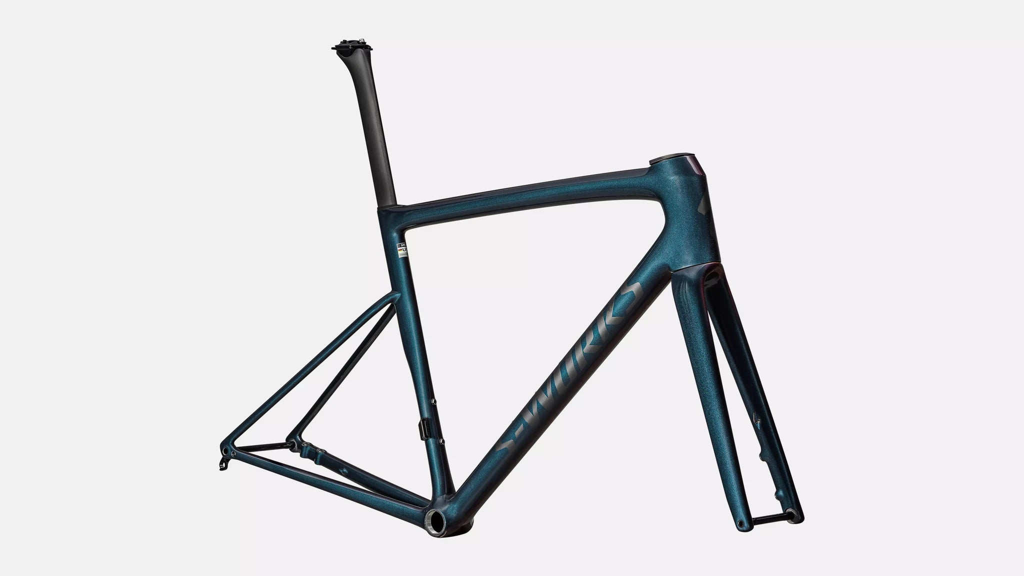 Specialized TARMAC SL8 S-Works Rahmenset #Wähle Deine Farbe_SLDMET/REDPRL/METWHTSIL cm