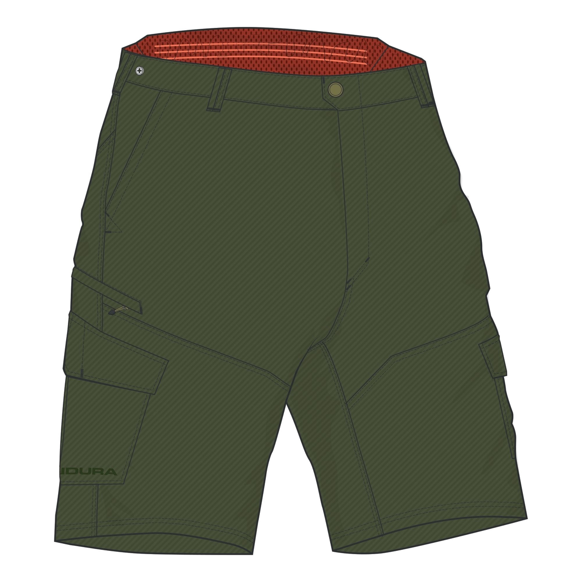 Endura Loop Cargo Short - Liquid-Life #Wähle Deine Farbe_Hunter Green