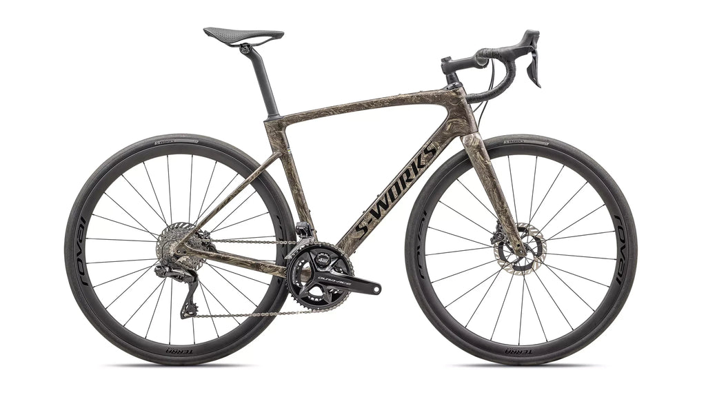 Specialized Roubaix SW Di2 Gloss Toupe/Gunmetal Strata/Charcoal 2025