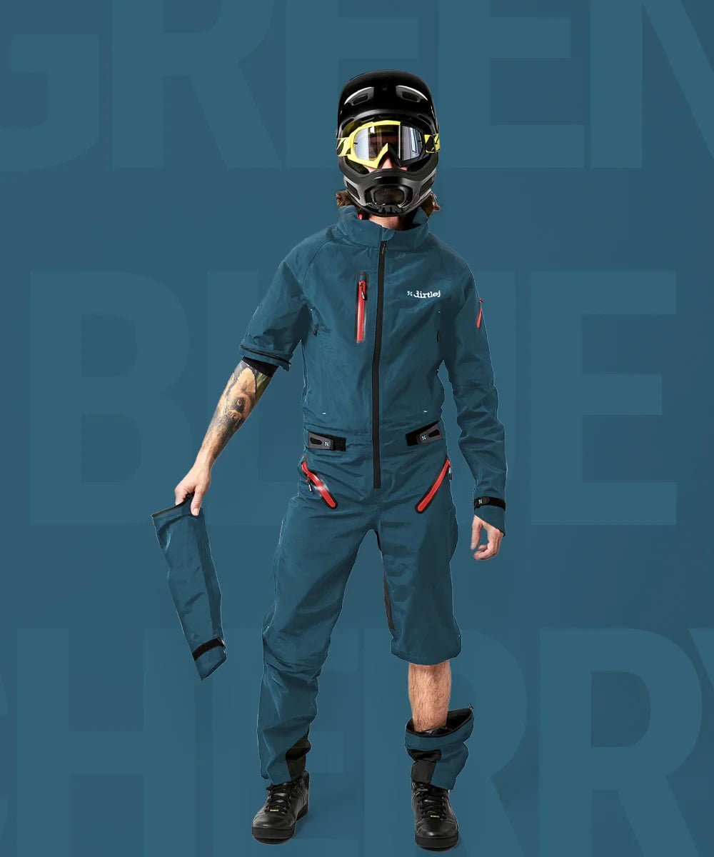 dirtlej dirtsuit SFD edition V4.0 - Liquid-Life #Wähle Deine Farbe_greenblue