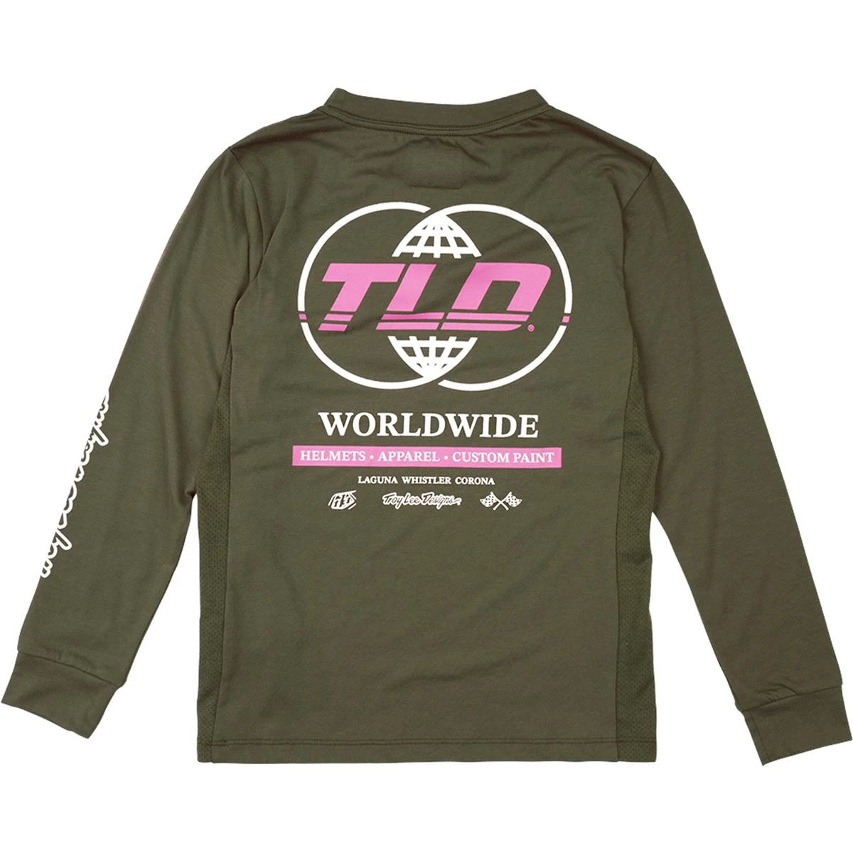 Troy Lee Designs Skyline Ride LS Tee Worldwide - Liquid-Life #Wähle Deine Farbe_caper