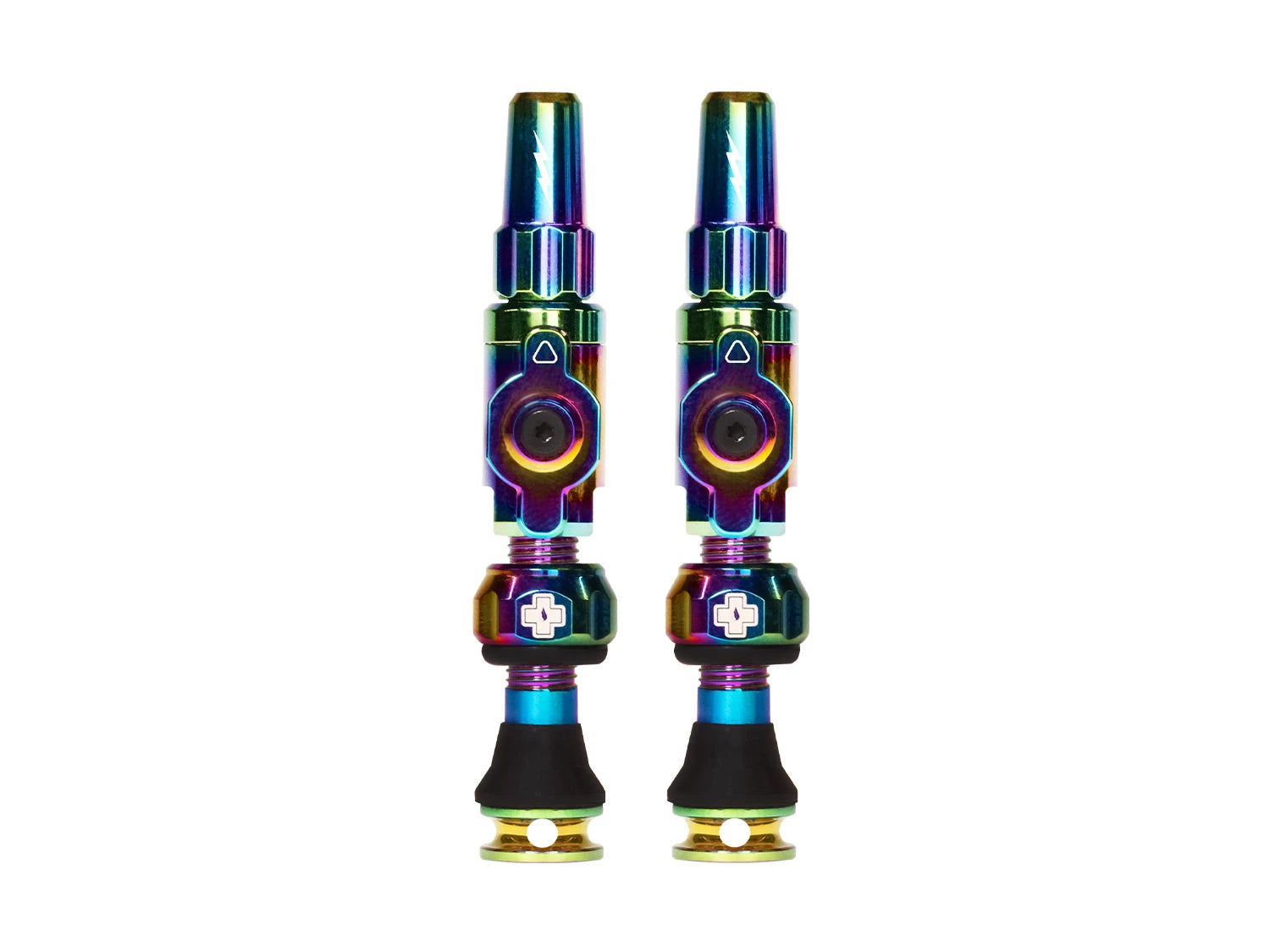 Muc Off Tubeless Valves Big Bore Lite - Liquid-Life #Wähle Deine Farbe_Iridescent