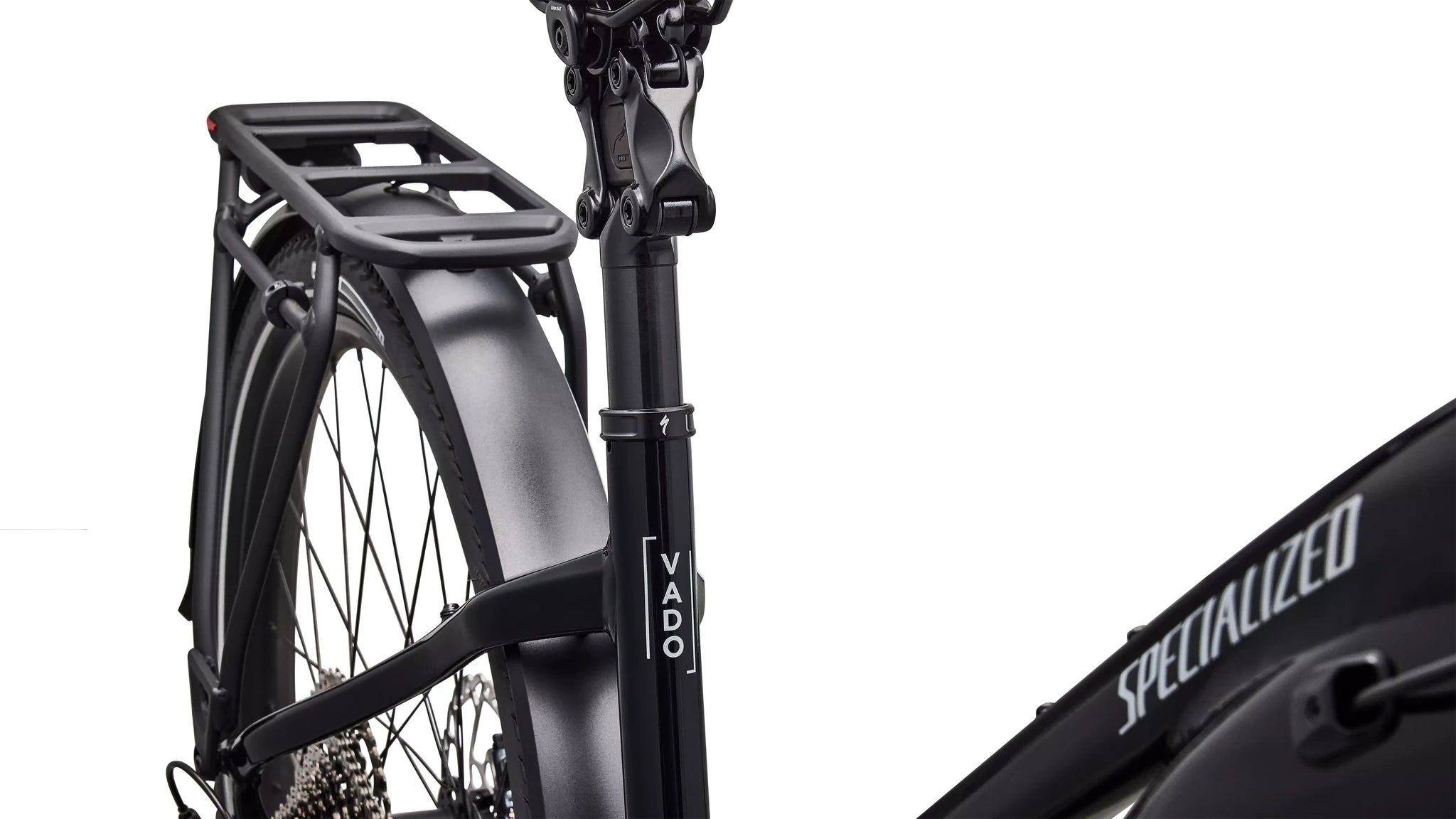 Specialized Vado 5.0 Step Through Gloss Castblack / Satin Silver Reflective 2026