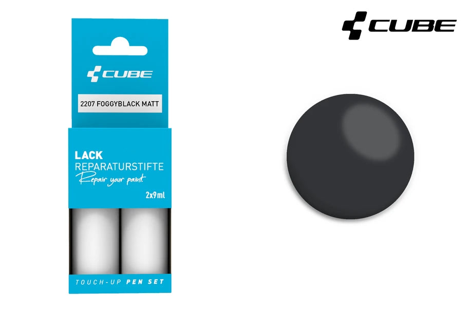Cube Lackstift Set FOGGYBLACK matt 2207 - Liquid-Life #Wähle Deine Farbe_