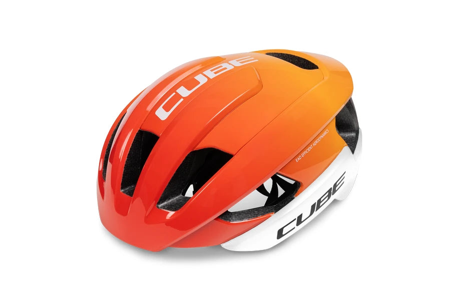 Cube Helm HERON Teamline - Liquid-Life #Wähle Deine Farbe_white'n'orange