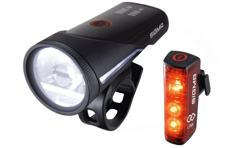 Sigma LED Akkuleuchten Set Aura 100 USB + Blaze Link - Liquid-Life #Wähle Deine Farbe_black