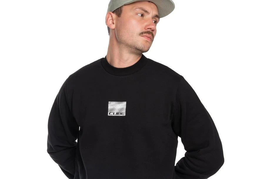 Cube Organic Sweater Grid - Liquid-Life #Wähle Deine Farbe_black