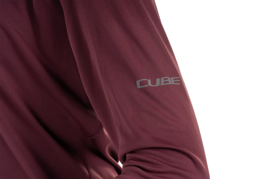 Cube WS Funktionsshirt langarm - Liquid-Life #Wähle Deine Farbe_bordeaux