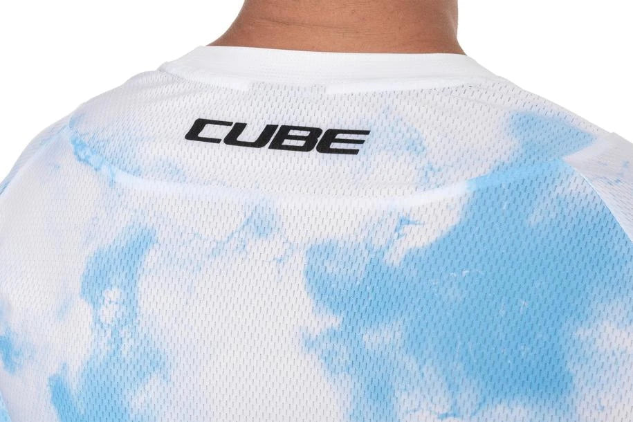 Cube MTB Trikot X Actionteam kurzarm - Liquid-Life #Wähle Deine Farbe_topas blue