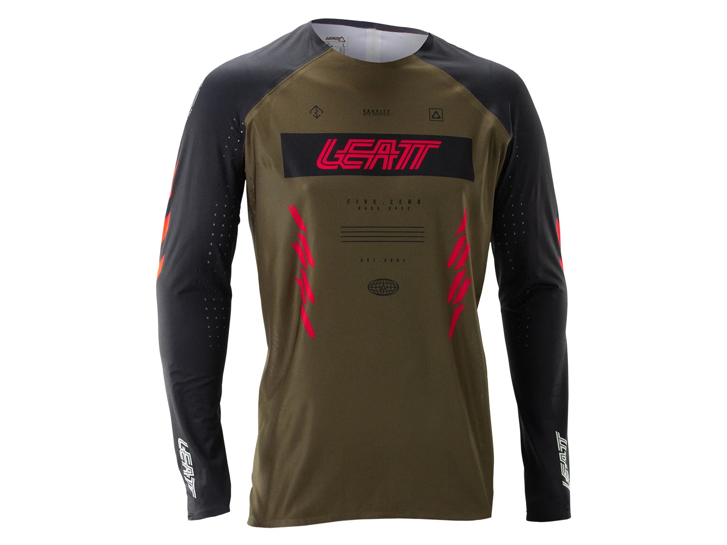 Leatt MTB Gravity 5.0 Langarm-Trikot - Liquid-Life #Wähle Deine Farbe_race brown
