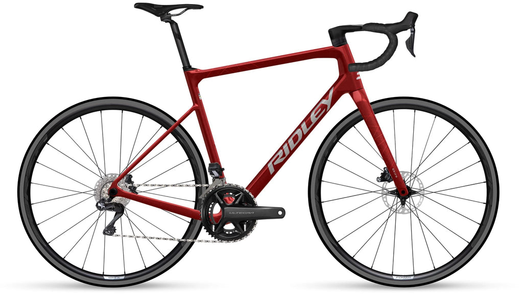 Ridley Grifn 105 DI2 2x12 red / metallic silver 2026