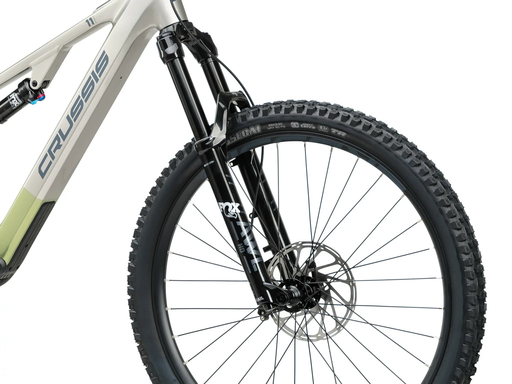 Crussis e-Full 11.11-(600 Wh) green/grey/silver 2026