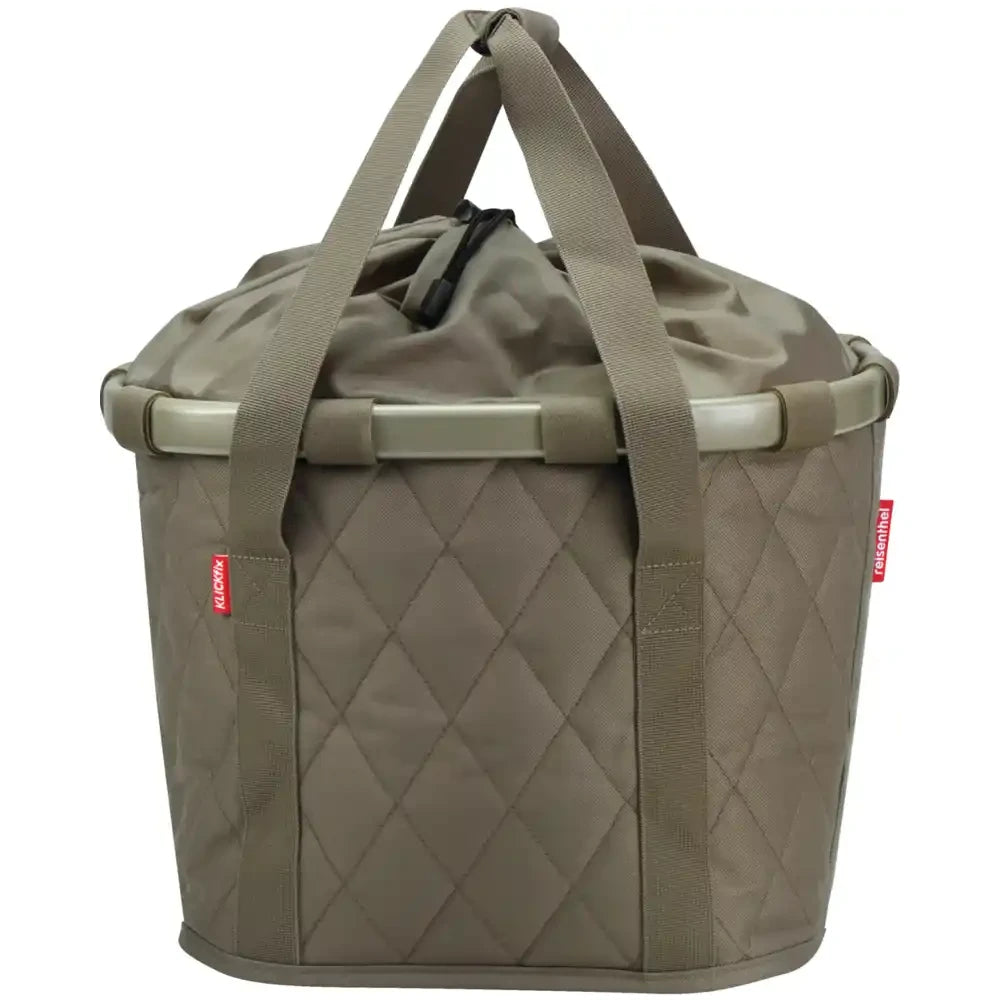 Klickfix Fahrradkorb - Liquid-Life #Wähle Deine Farbe_rhombus olive