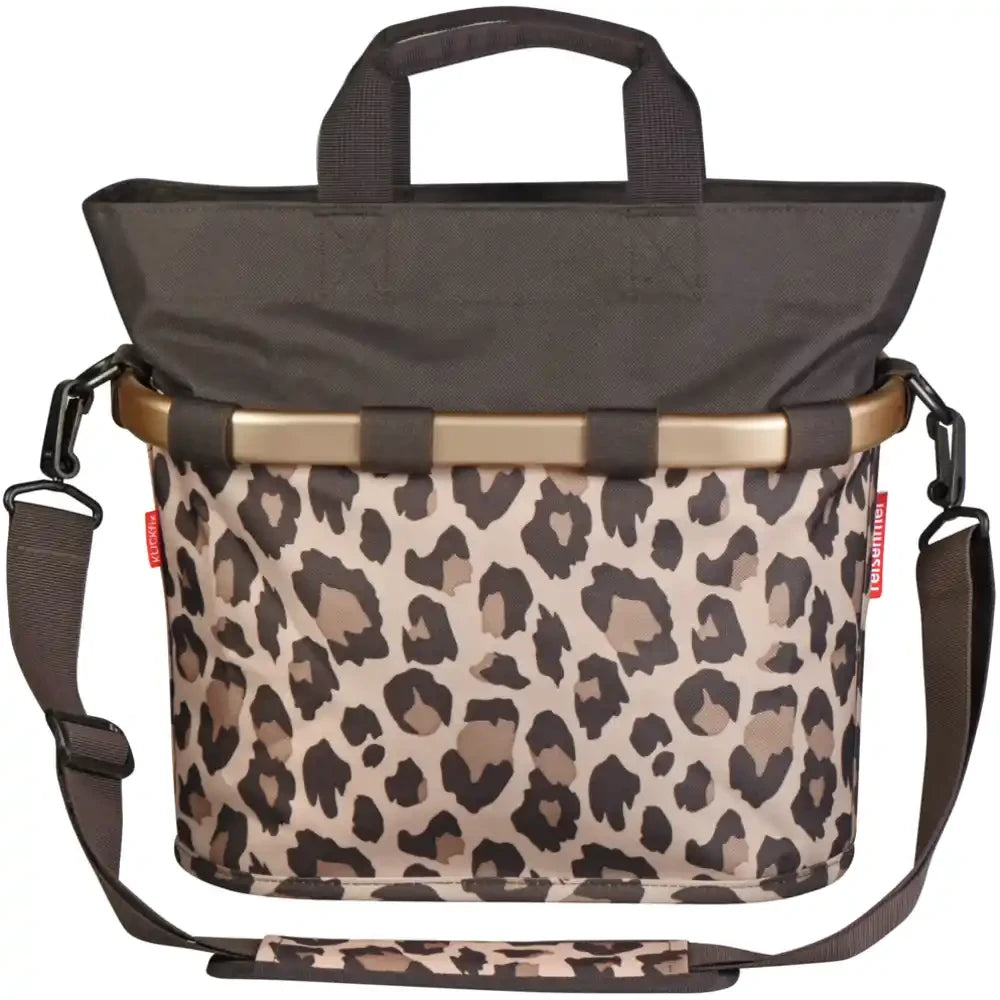 Klickfix Fahrradkorb oval - Liquid-Life #Wähle Deine Farbe_leo macchiato