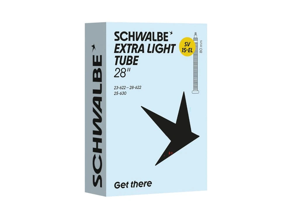 Schwalbe Schlauch Nr. 15 extra leicht 27/28 SV 80mm - Liquid-Life #Wähle Deine Farbe_