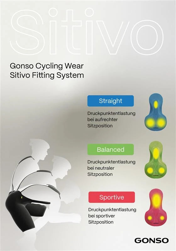 Gonso Damen Radhose-Thermo-bib - Liquid-Life #Wähle Deine Farbe_black / bright green