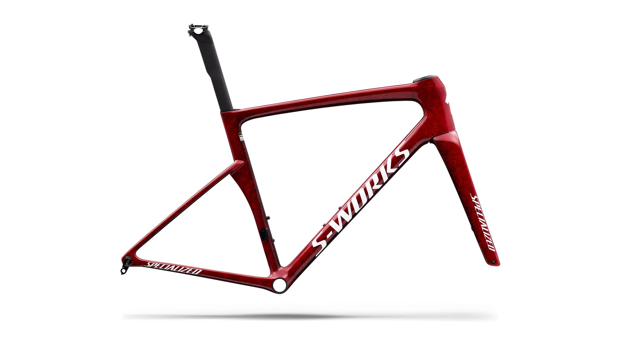 Specialized Tarmac SL9 S-Works Rahmen Gloss Vivid Red / Tarmac Black / White Silver Metallic 2027