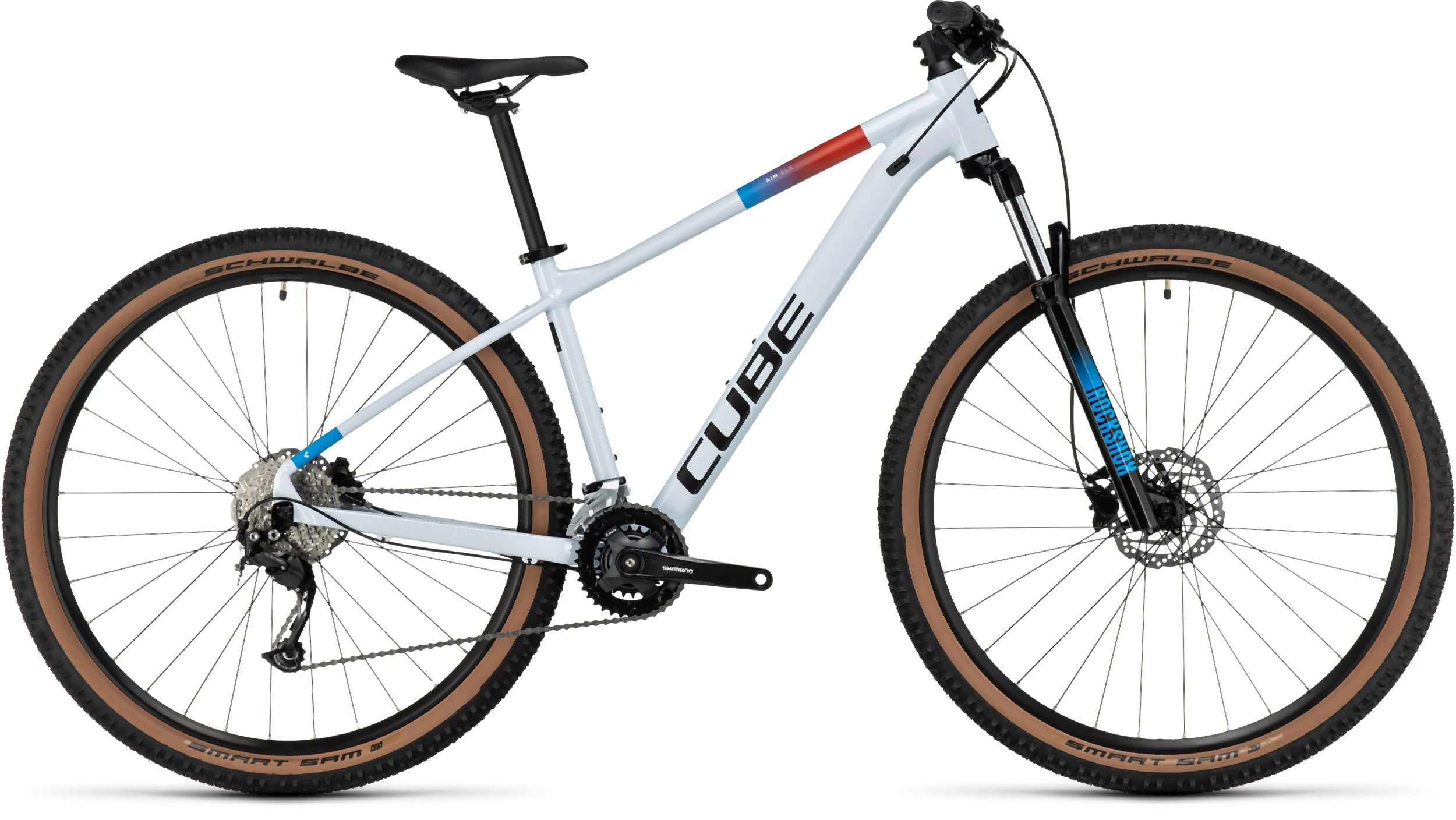 Cube Aim SLX white´n´blue´n´red 2024