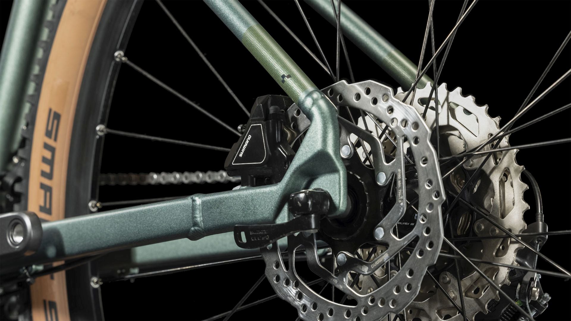 Cube Access WS Race sparkgreen´n´olive