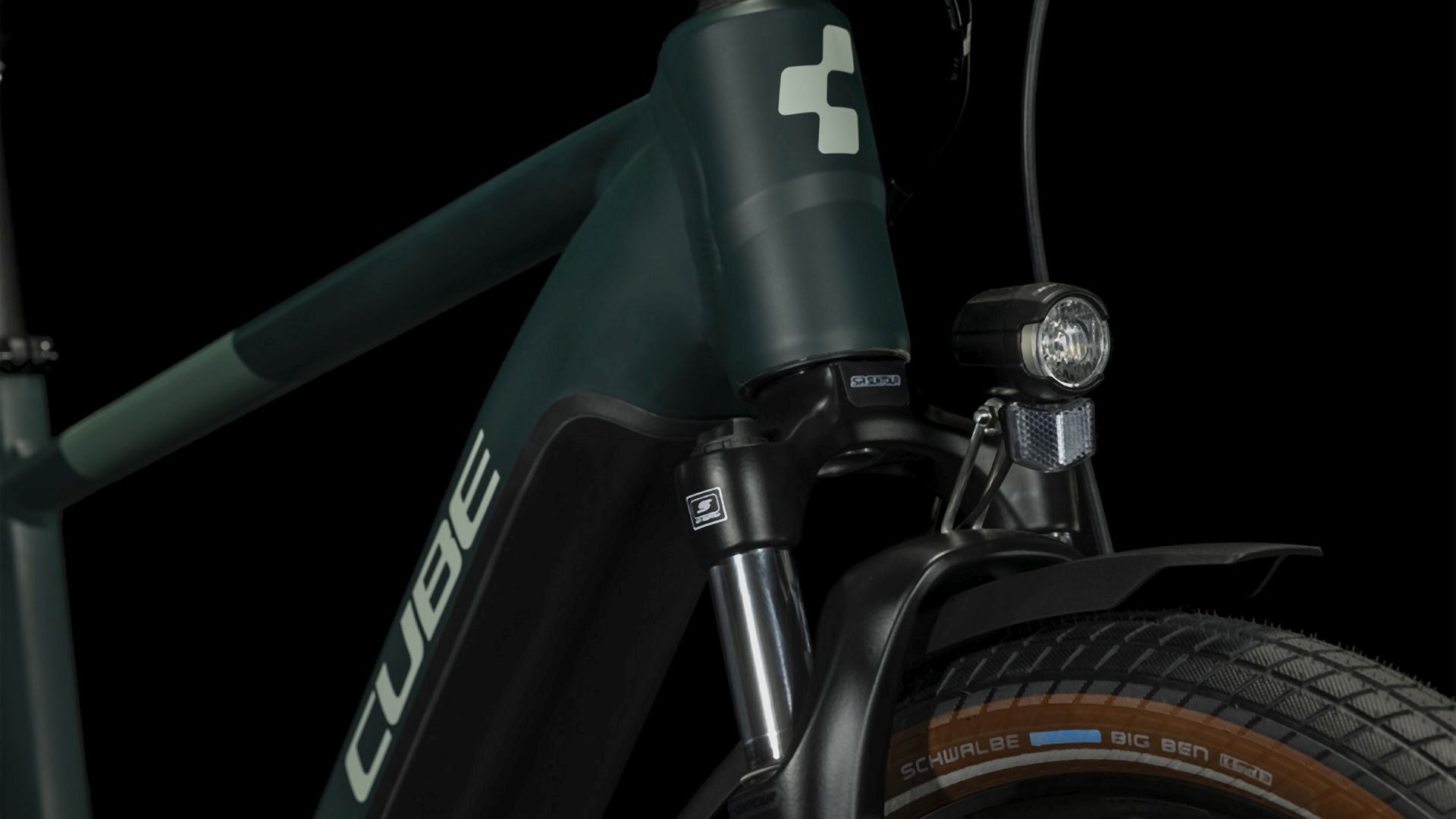 Cube Touring Hybrid ONE 625 darkgreen´n´green