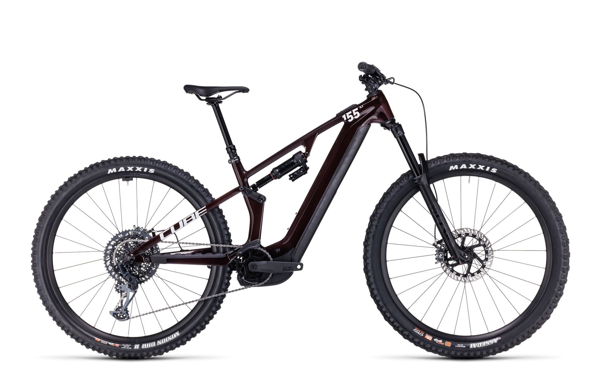 Cube STEREO HYBRID ONE55 C:68X SLX red´n´carbon