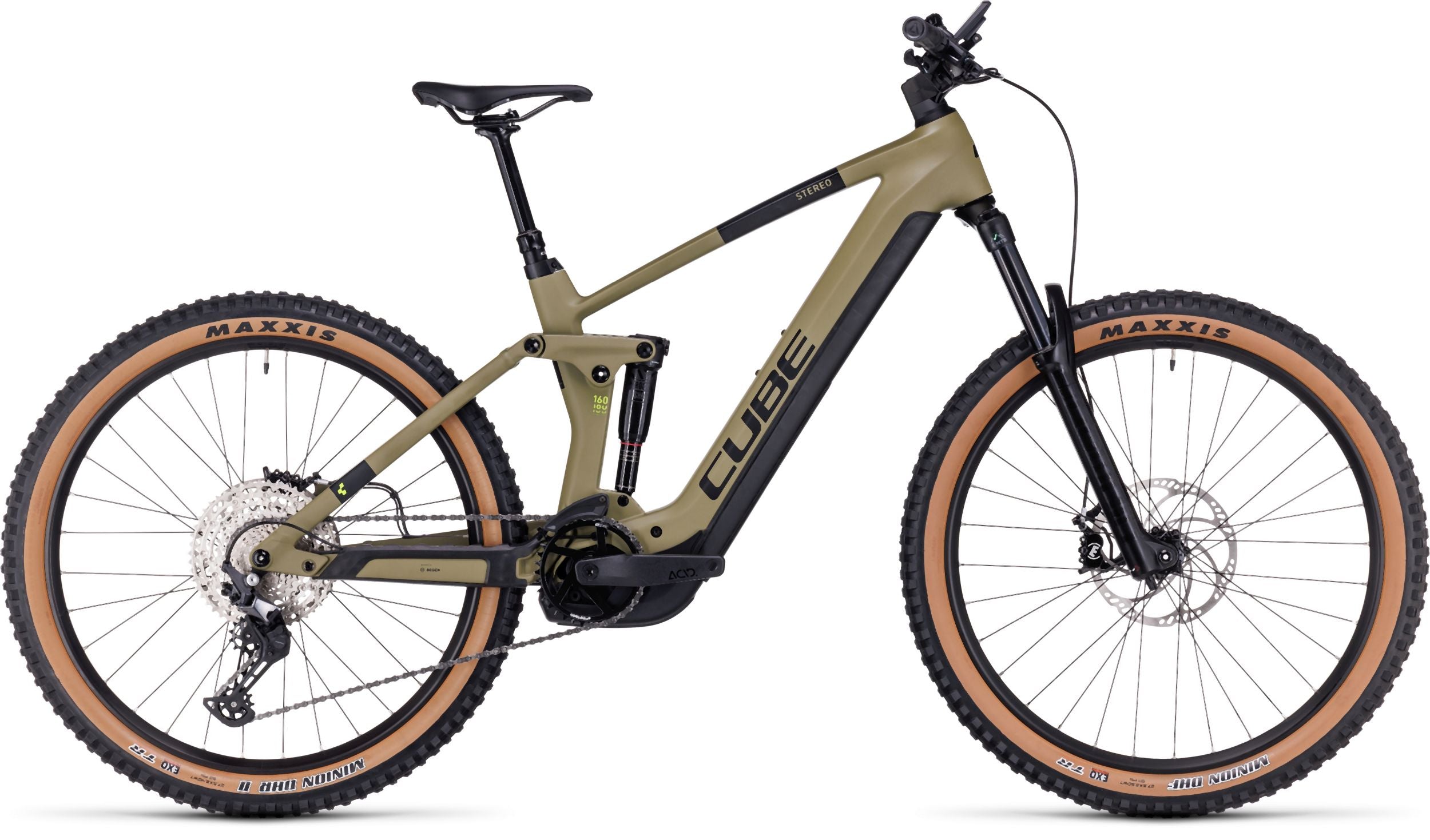 Cube Stereo Hybrid 160 HPC Race 625 olive´n´green