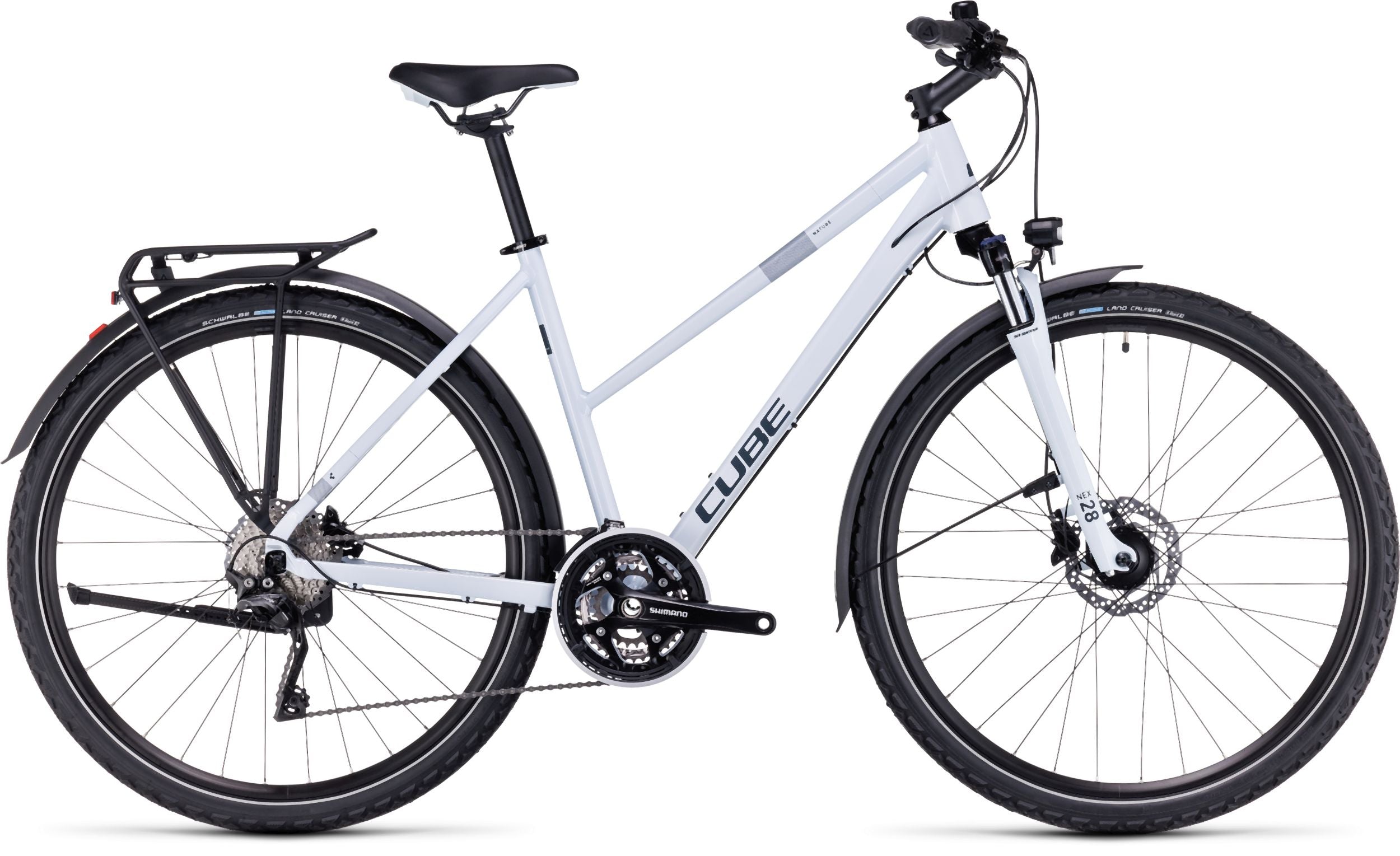 Cube Nature Pro Allroad frostwhite´n´grey Trapez 2024