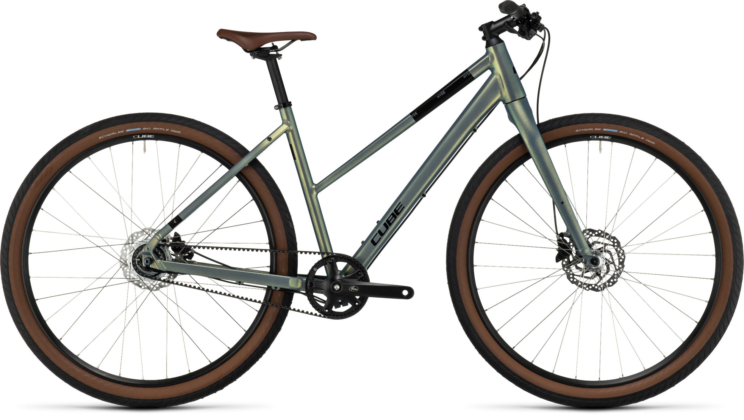 Cube Hyde Pro metalgreen´n´black Trapez