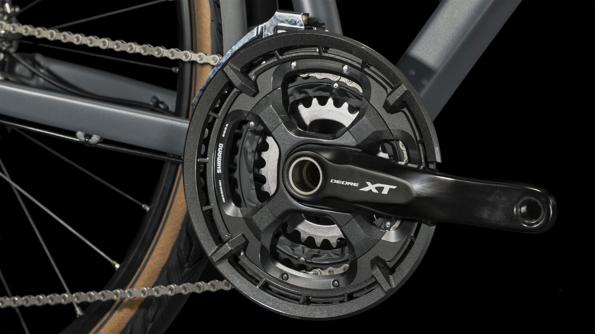 Cube Kathmandu SLX prizmsilver´n´black Trapez