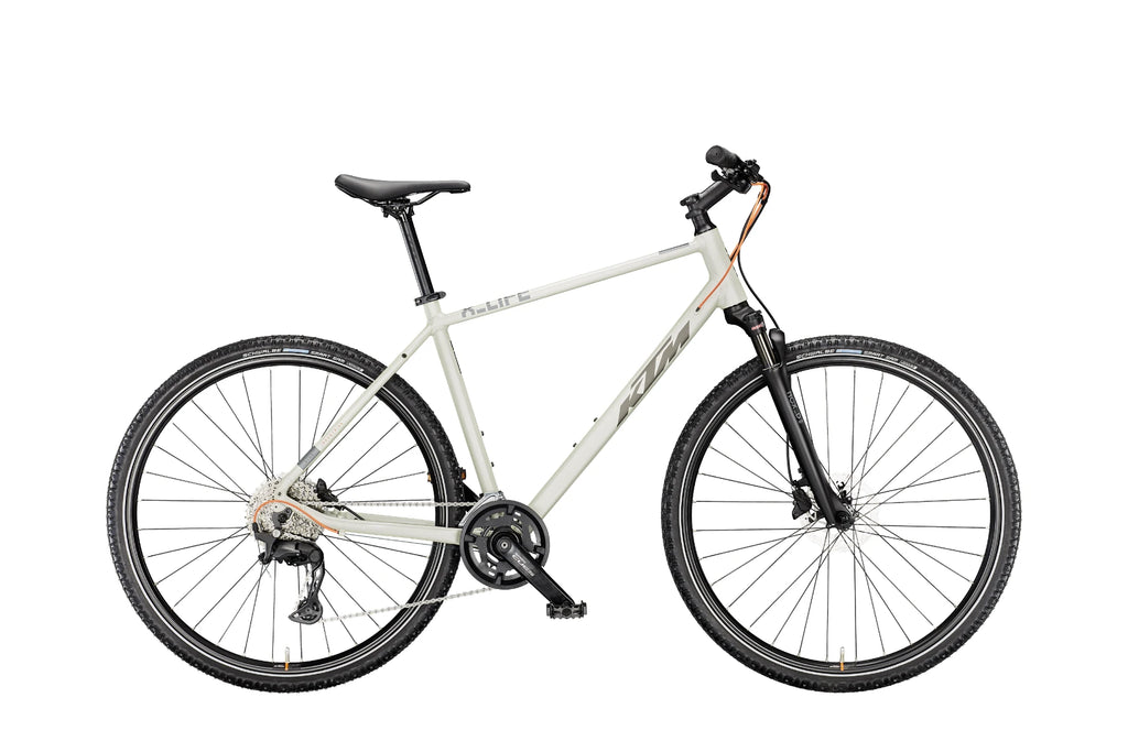 KTM X-LIFE ACTION Diamant Dew Silver Matt (Grey&Orange) 2024