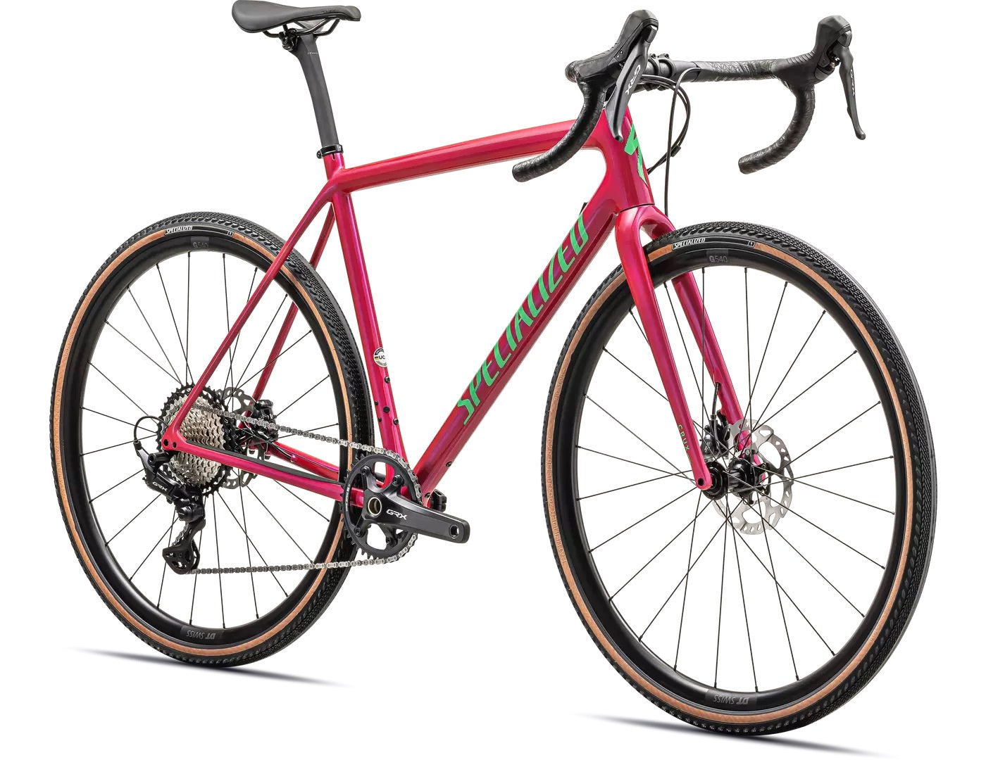 Specialized Crux Comp Gloss Vivid Pink/Electric Green