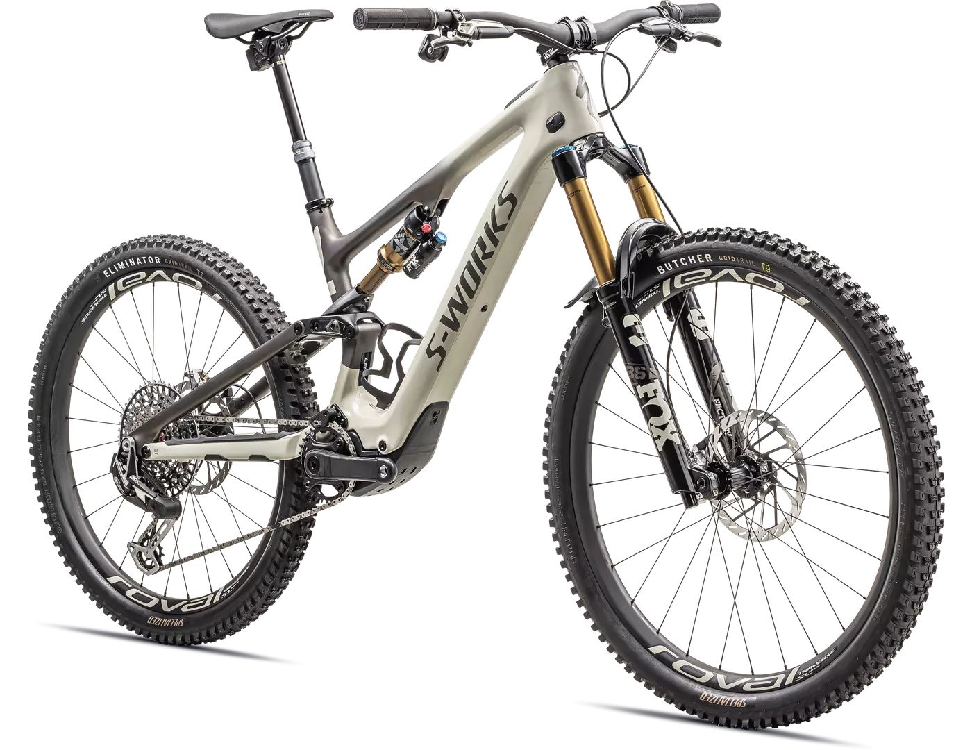 Specialized Levo SL S-Works Carbon White Mountains/Gunmetal