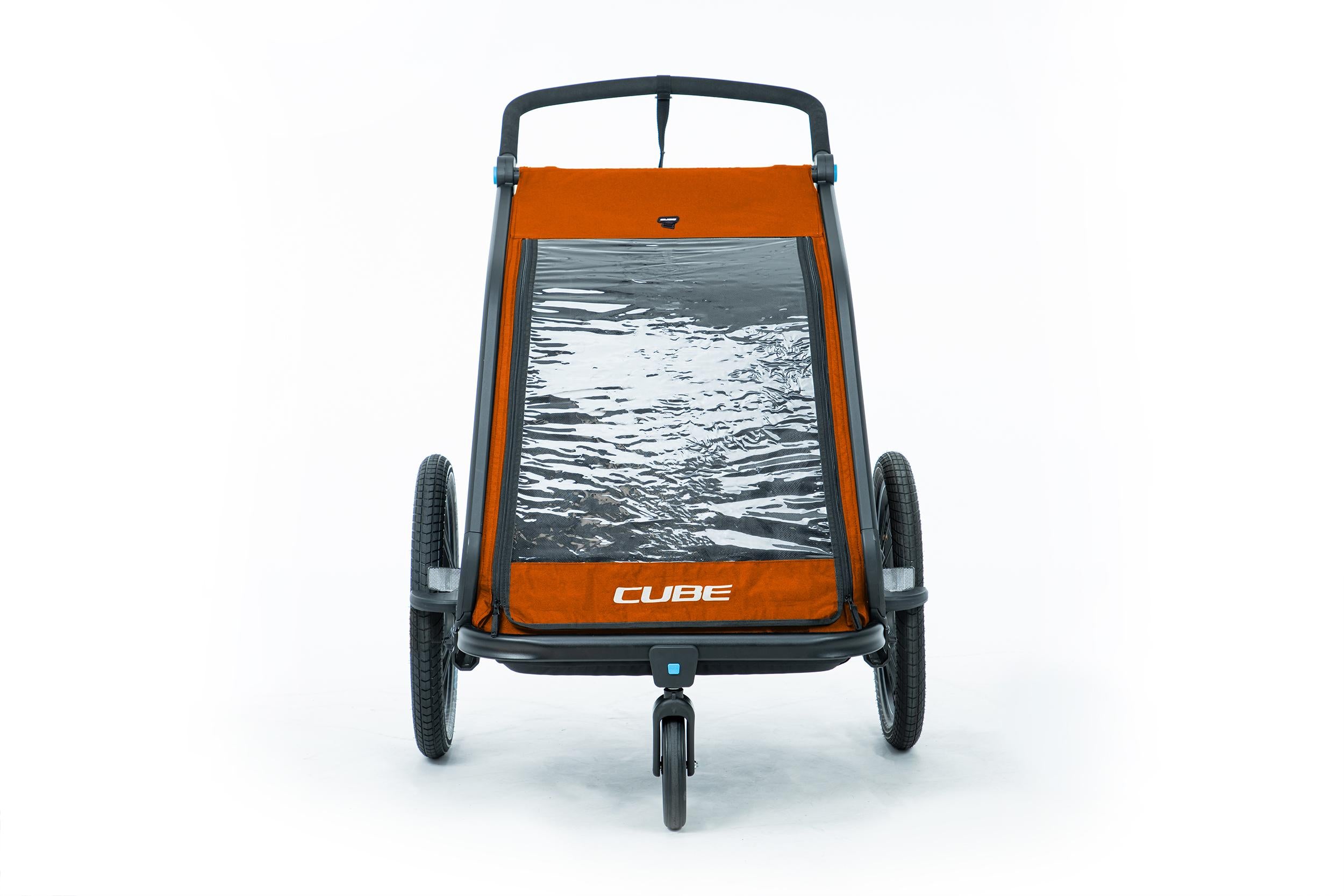 Cube children's bicycle trailer Double CMPT X Actionteam