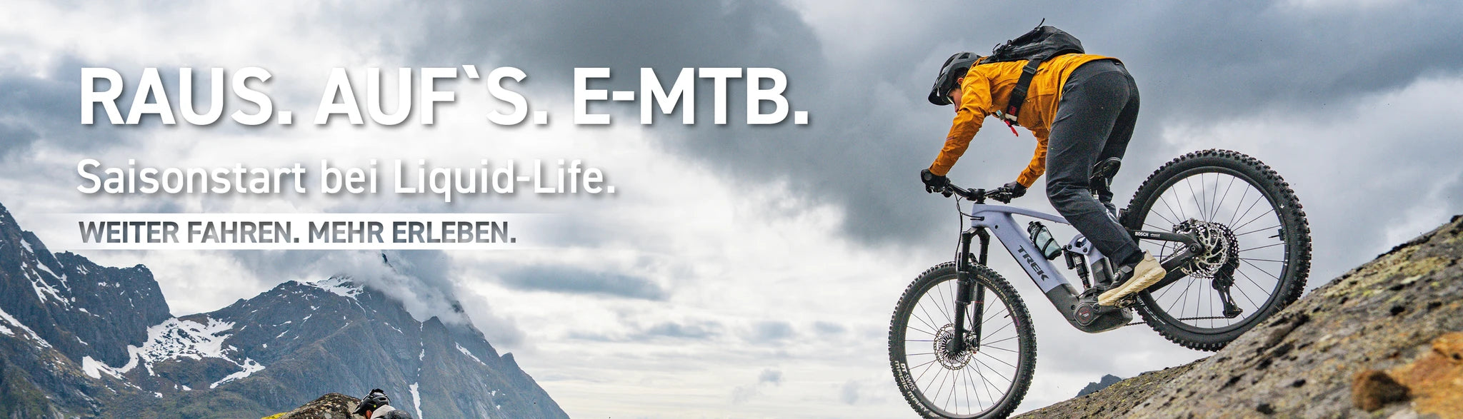 Raus. Auf'. E-MTB