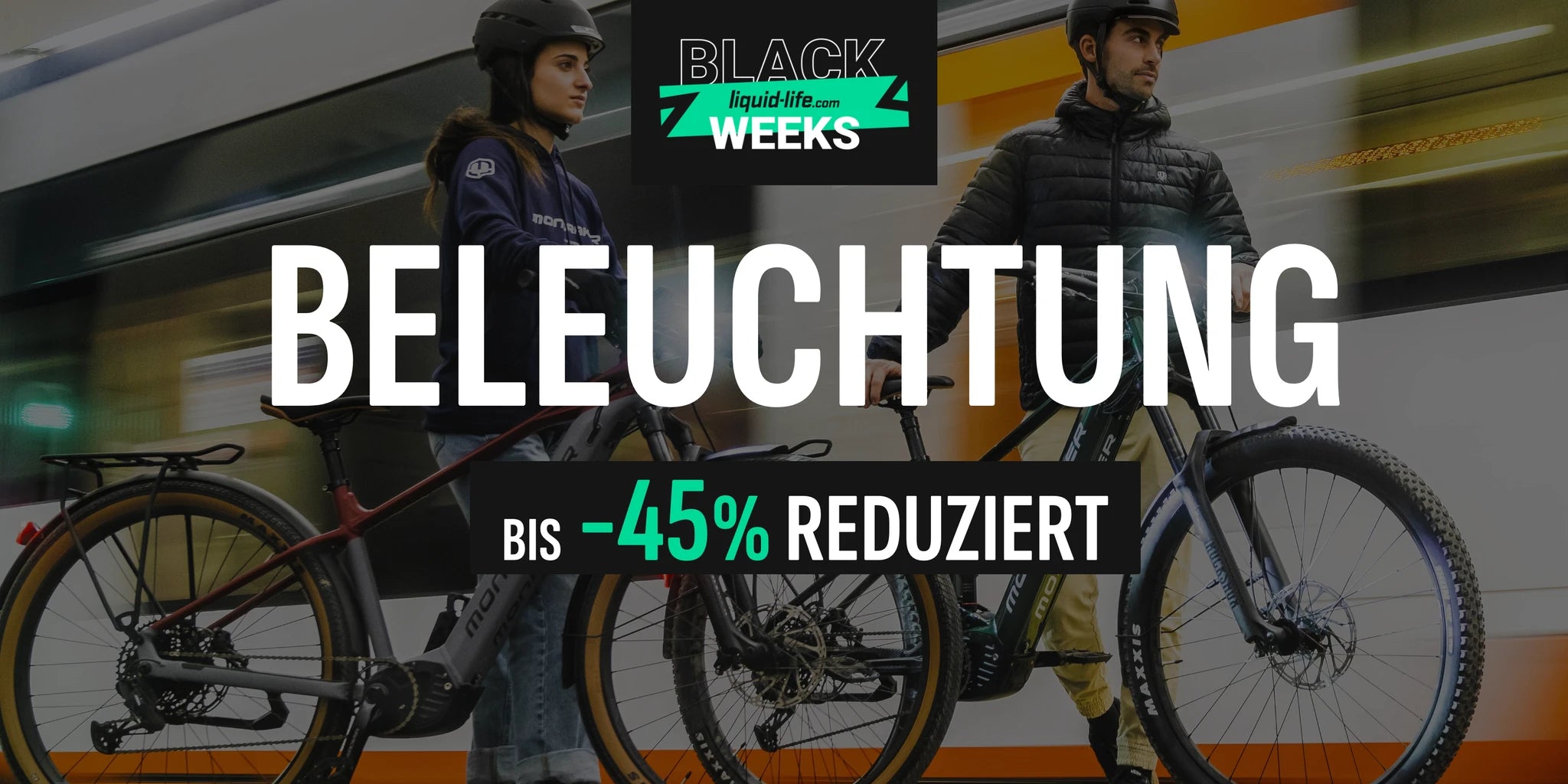 Liquid-Life Black Weeks Sale bis zu -70% auf Zubehör, Bikes