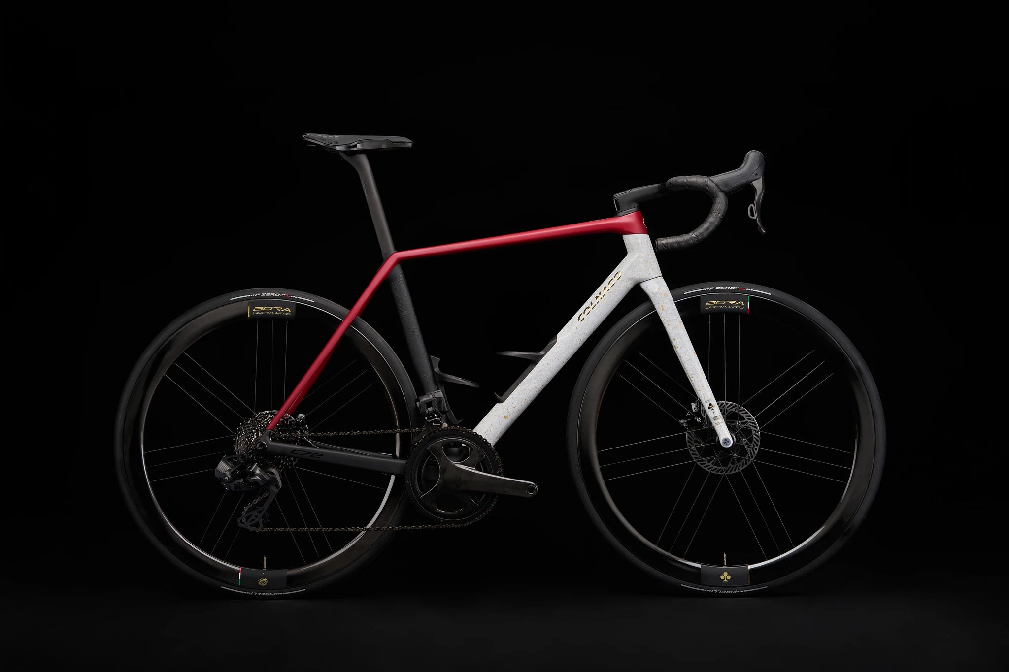 Colnago C72 La Scala Road Disc SuperRecord Limited Edition white/red 2027 - Liquid-Life