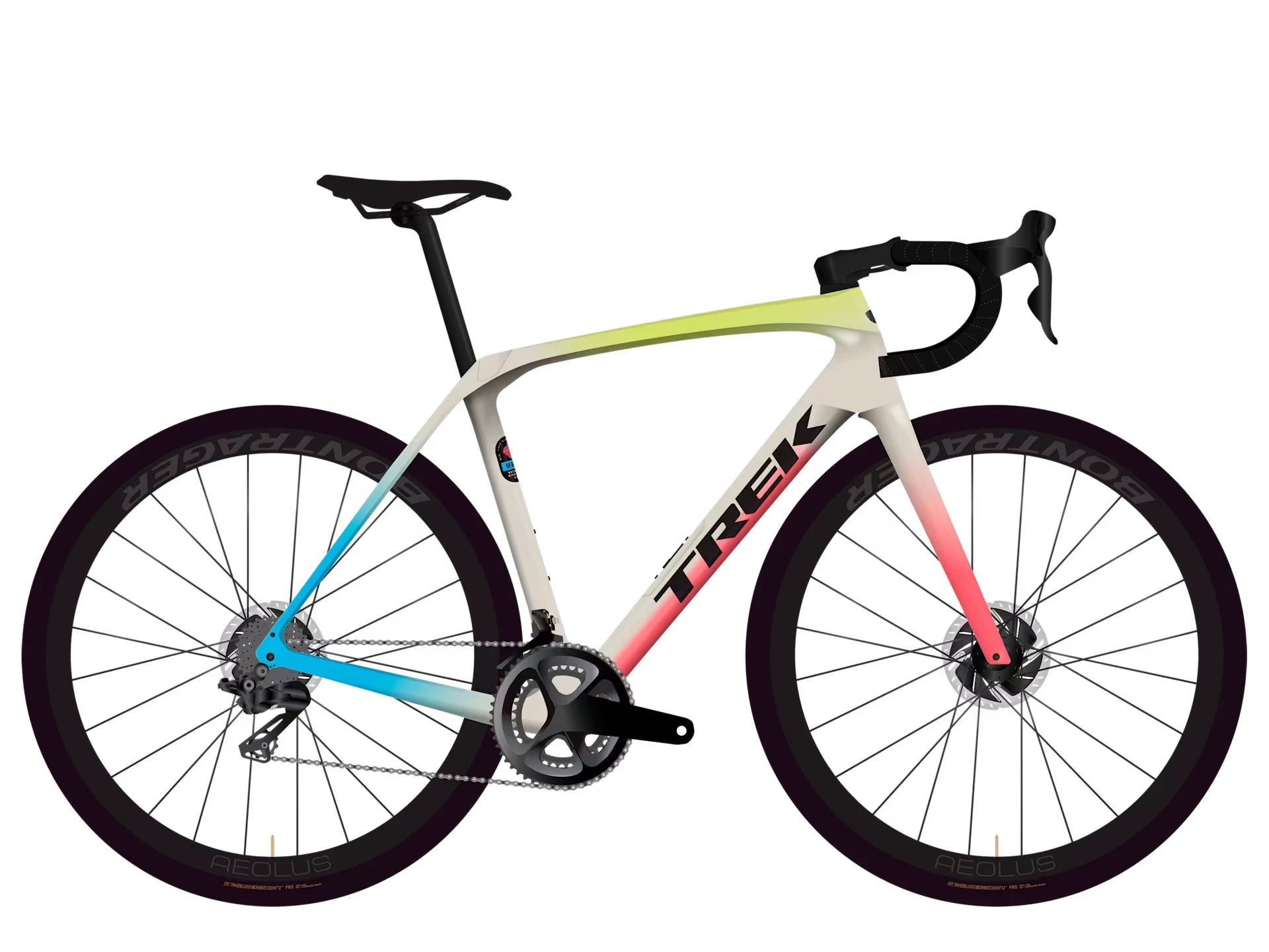 Trek Domane SL 6 Gen 4 Era White/Glowstick/Coral 2026