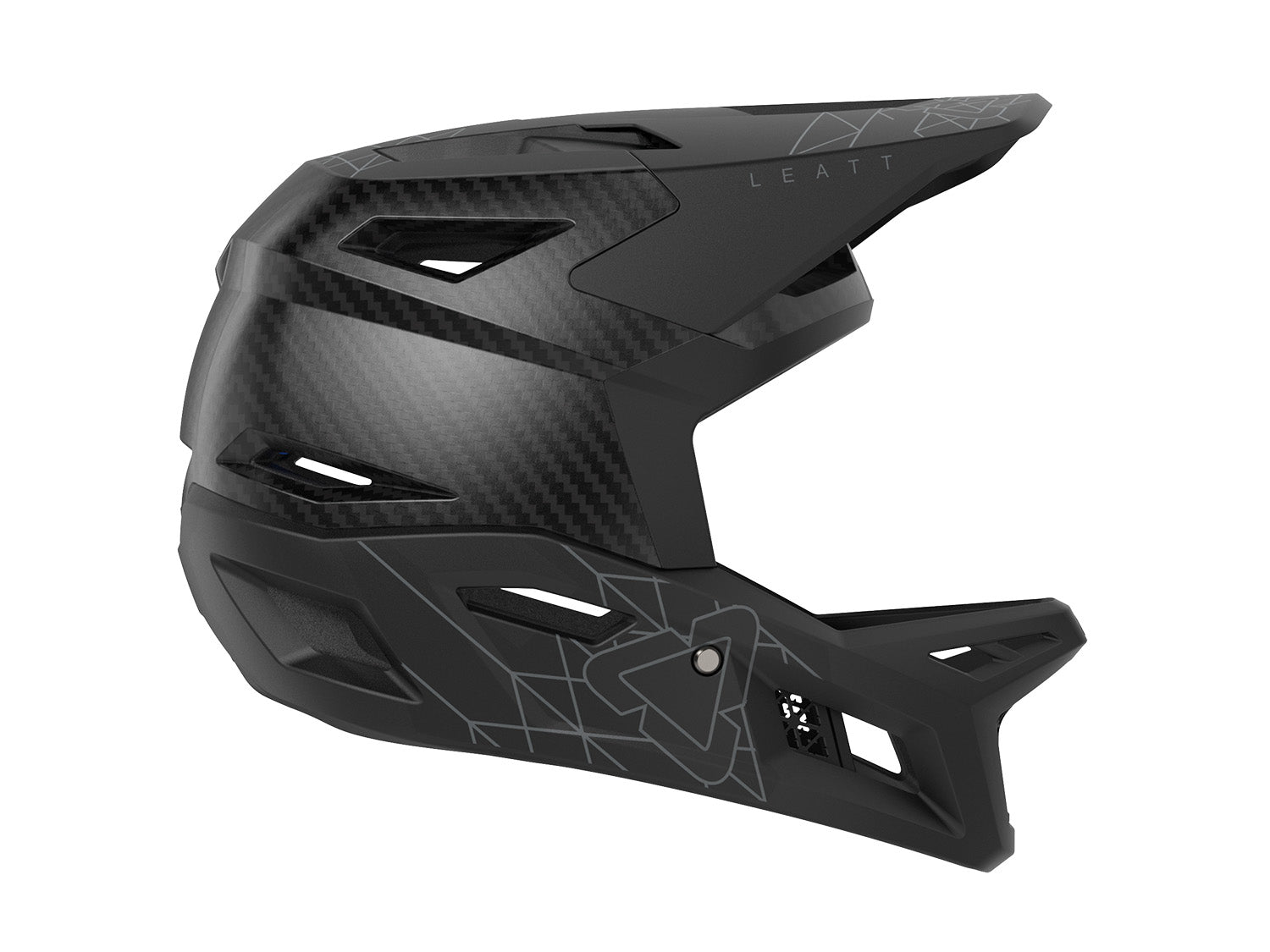 Leatt Helmet MTB Gravity 6.0 Carbon - Liquid-Life #Wähle Deine Farbe_Stealth