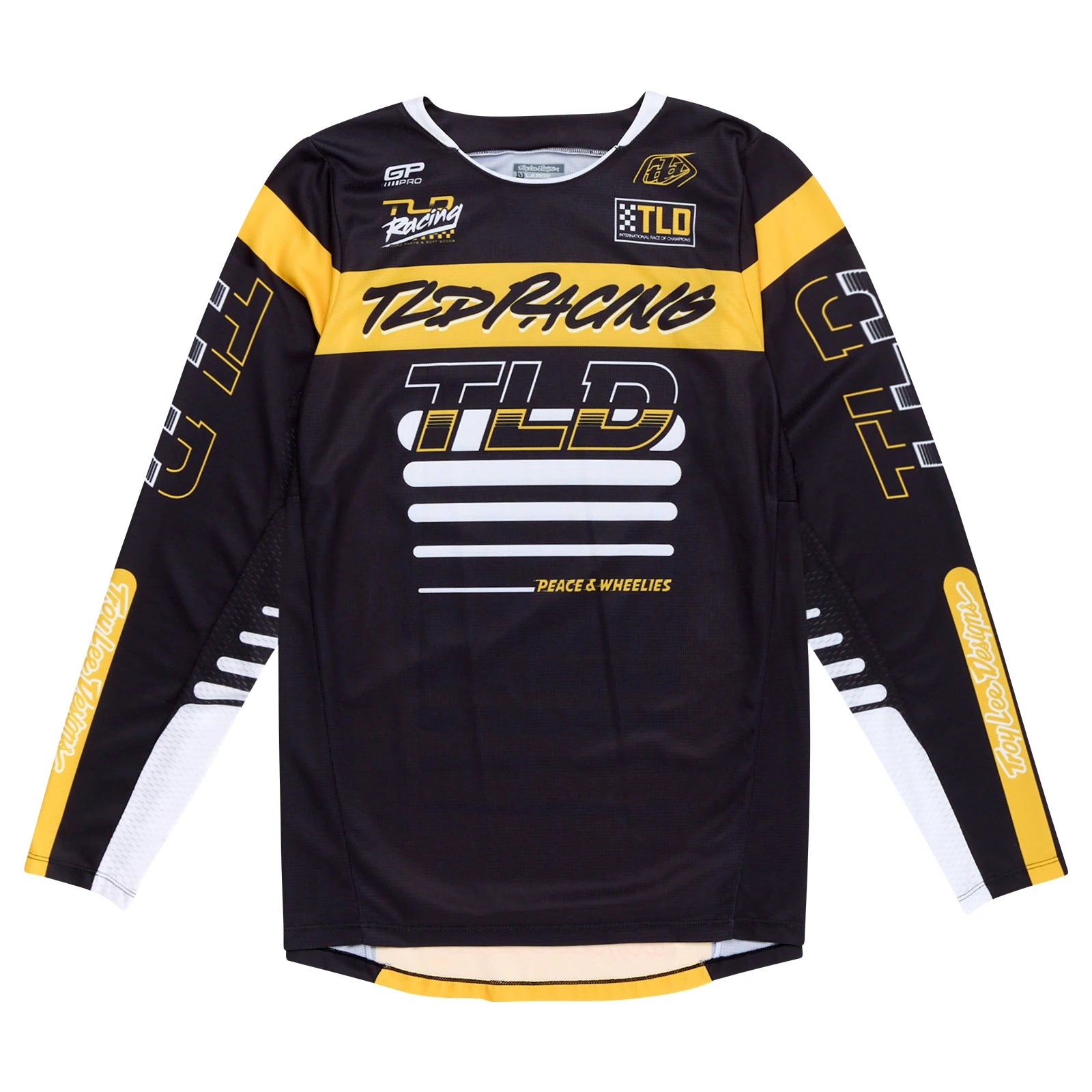 Troy Lee Designs GP Pro Jersey Fifty-50 - Liquid-Life #Wähle Deine Farbe_Black/ Gold