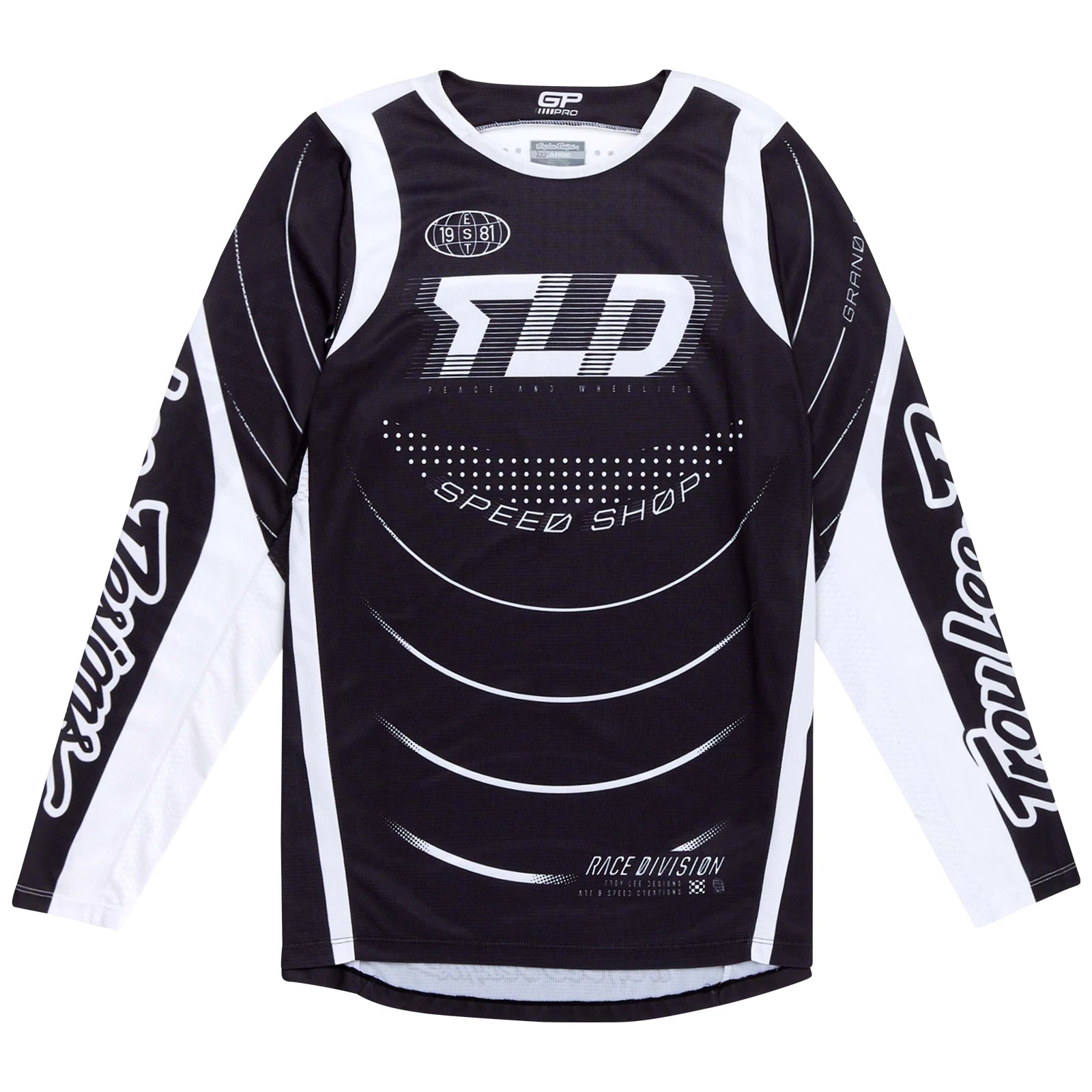 Troy Lee Designs GP Pro Jersey Spun - Liquid-Life #Wähle Deine Farbe_Black